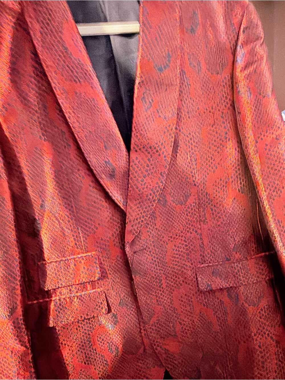 Snake skin print Blazer.